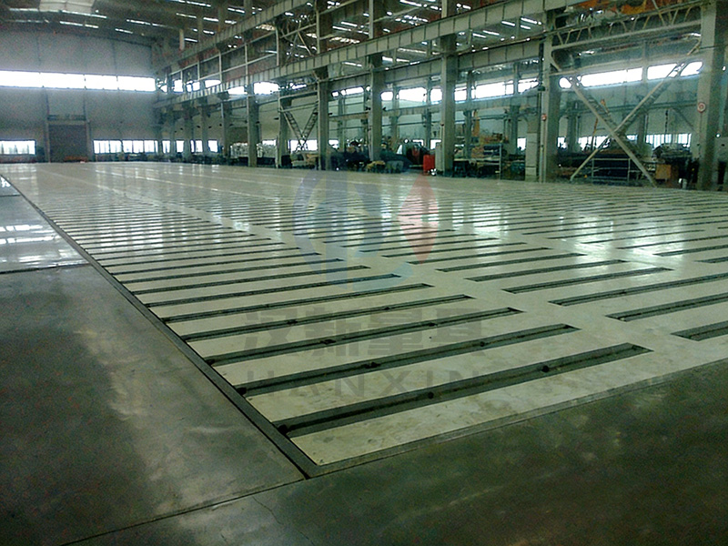 漢新量具為喬那科數控機床廠完成載荷200噸級重型機床地軌敷設